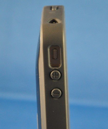 Volume buttons and hole for mute switch