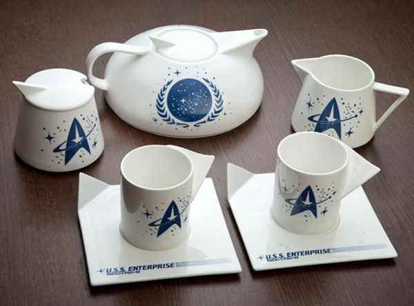 star trek tea set