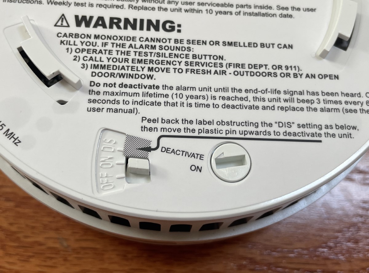 X Sense SC01 W Smoke and Carbon Monoxide detector 08