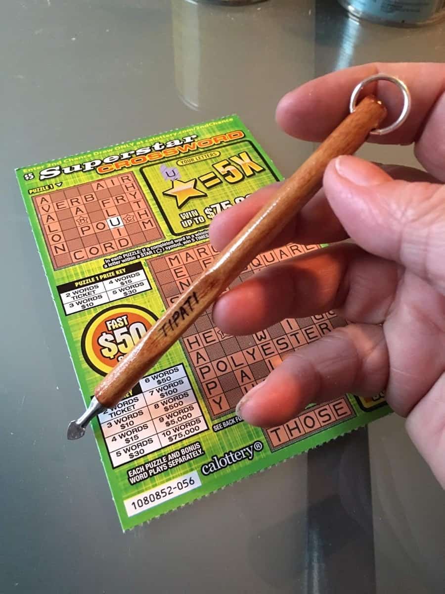 lottery scratcher tool